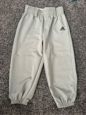 adidas Kids Light Gray Jogger Sweatpants